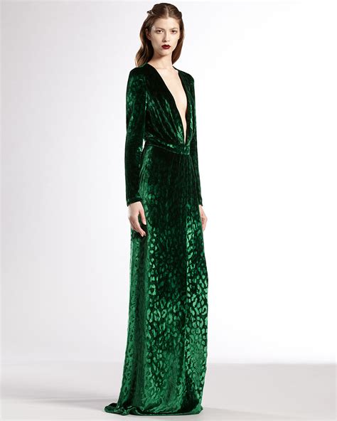 gucci green velvet dress|gucci midi dresses.